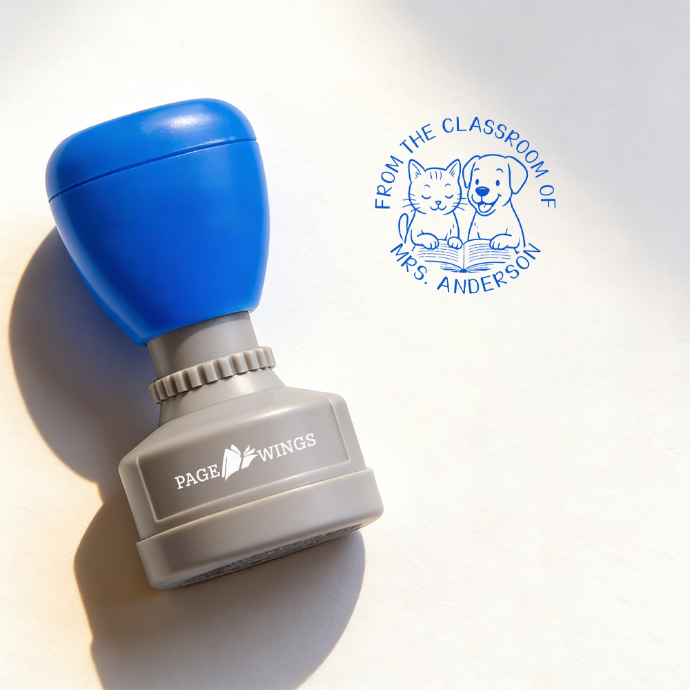 Pagewings Personalized Classroom Teacher Stamp