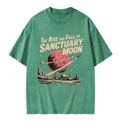 Pagewing Sanctuary Moon Unisex Washed T-shirt
