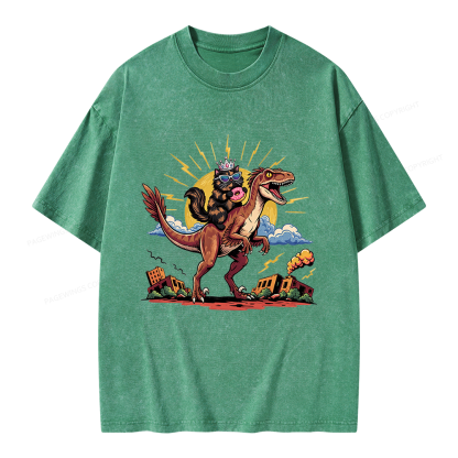 Pagewings Sci Fi Bookish Unisex Washed T-shirt