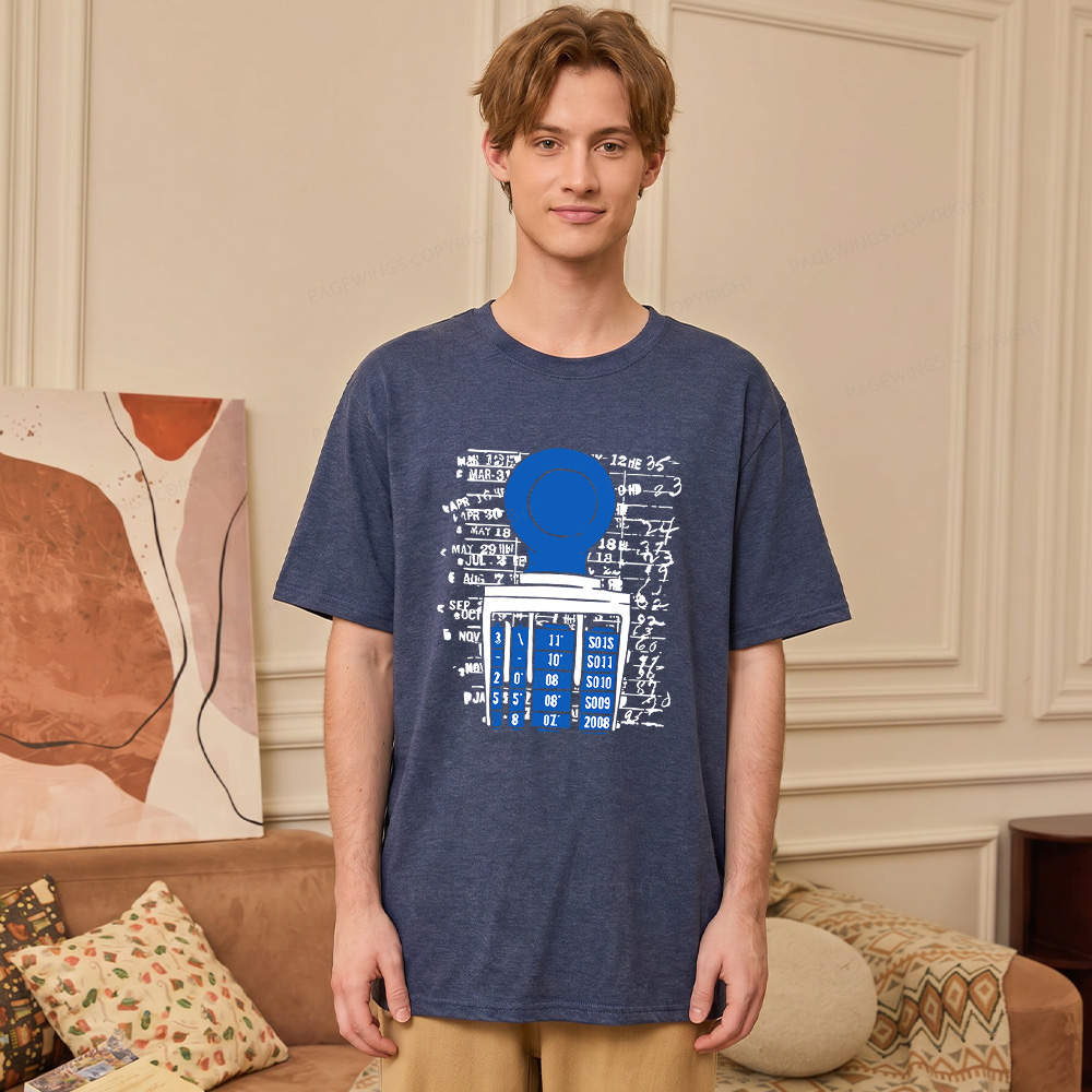 Pagewings Books Library Stamp16436 Bookish Unisex Heather T-Shirt
