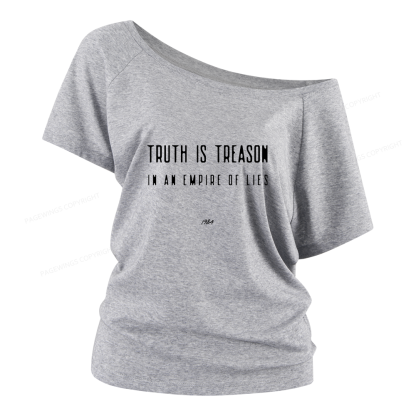 Pagewings Dystopian Book Lover 16415 Bookish Women Off Shoulder T-shirts