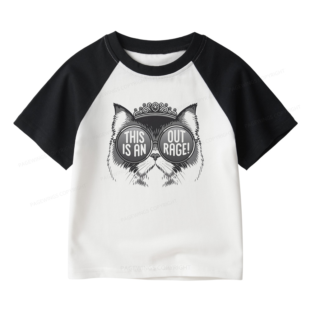Pagewings Sci Fi Bookish16430 Kids Raglan T-shirt