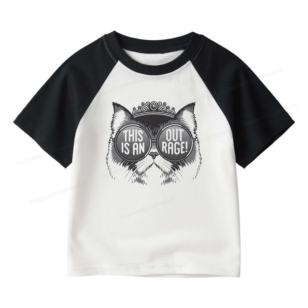 Pagewings Sci Fi Bookish16430 Kids Raglan T-shirt