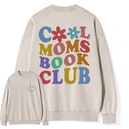 Pagewings Cool Aunts Books Clubs Unisex Washed Sweatshirt