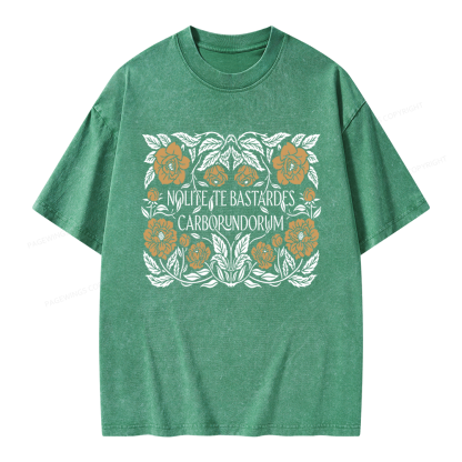 Pagewings Dystopian Book Lovers Unisex Washed T-shirt