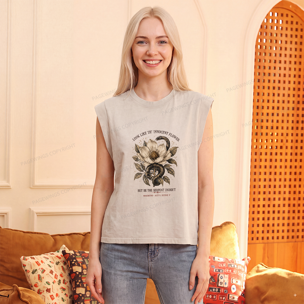 Pagewings Shakespeare Quote Women's Washed Tank Top