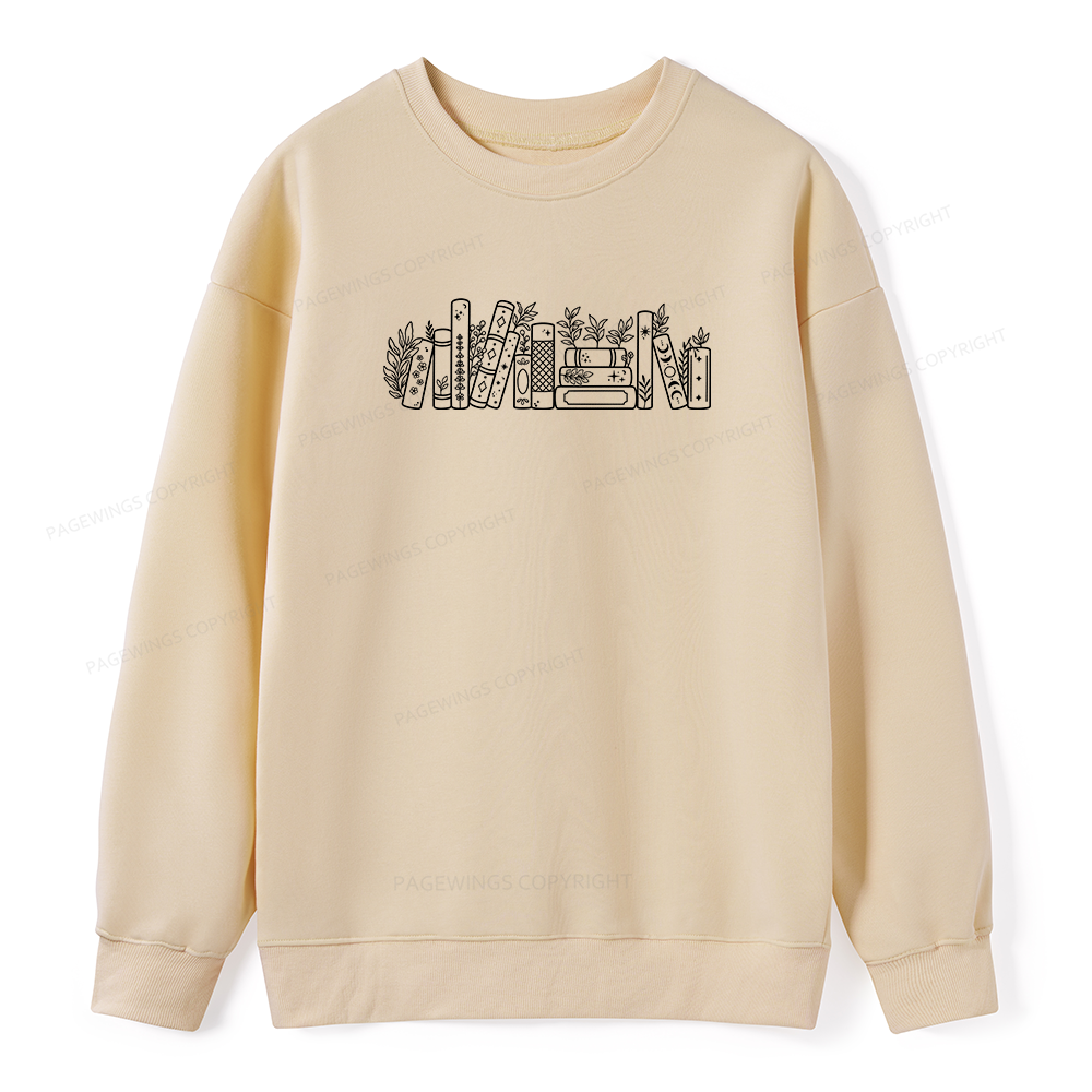 Pagewings No Such Thing As Too Many Books Unisex Classic Sweatshirt