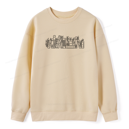 Pagewings No Such Thing As Too Many Books Unisex Classic Sweatshirt