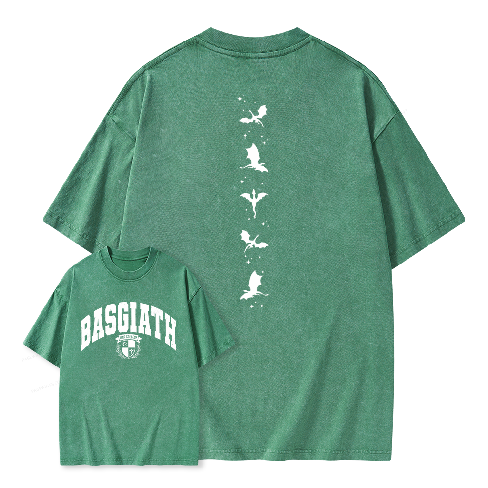 Pagewings Fantasy Bookish Unisex Washed T-shirt
