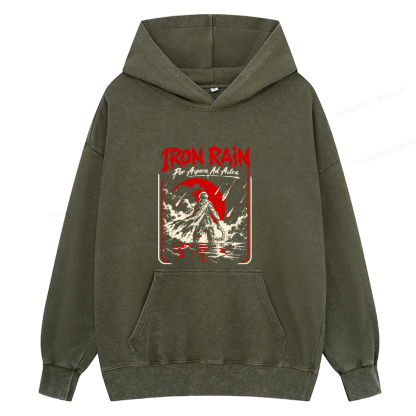 Pagewings Sci Fi Book Lover Unisex Washed Hoodie