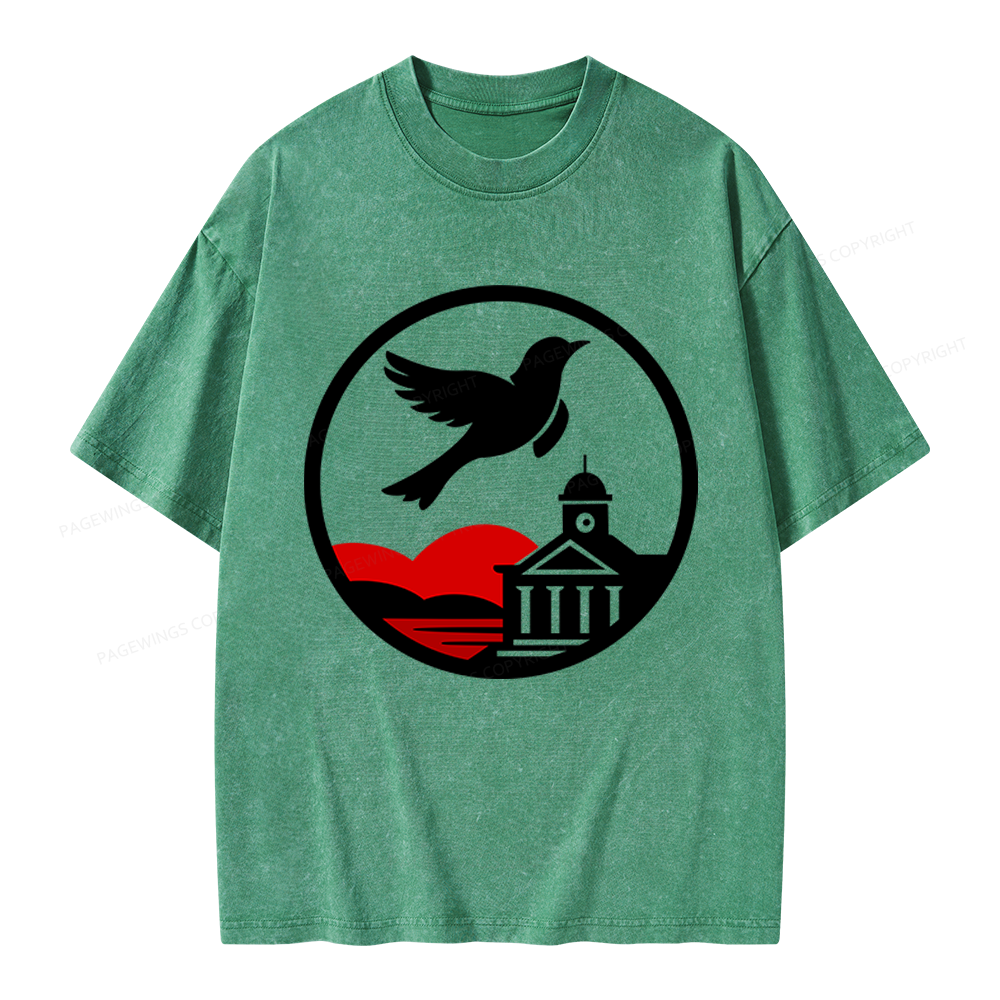 Pagewings Literature Lovers Unisex Washed T-shirt