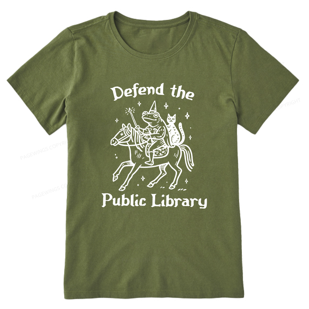 Pagewings Defend the Public Library Unisex Classic T-shirt