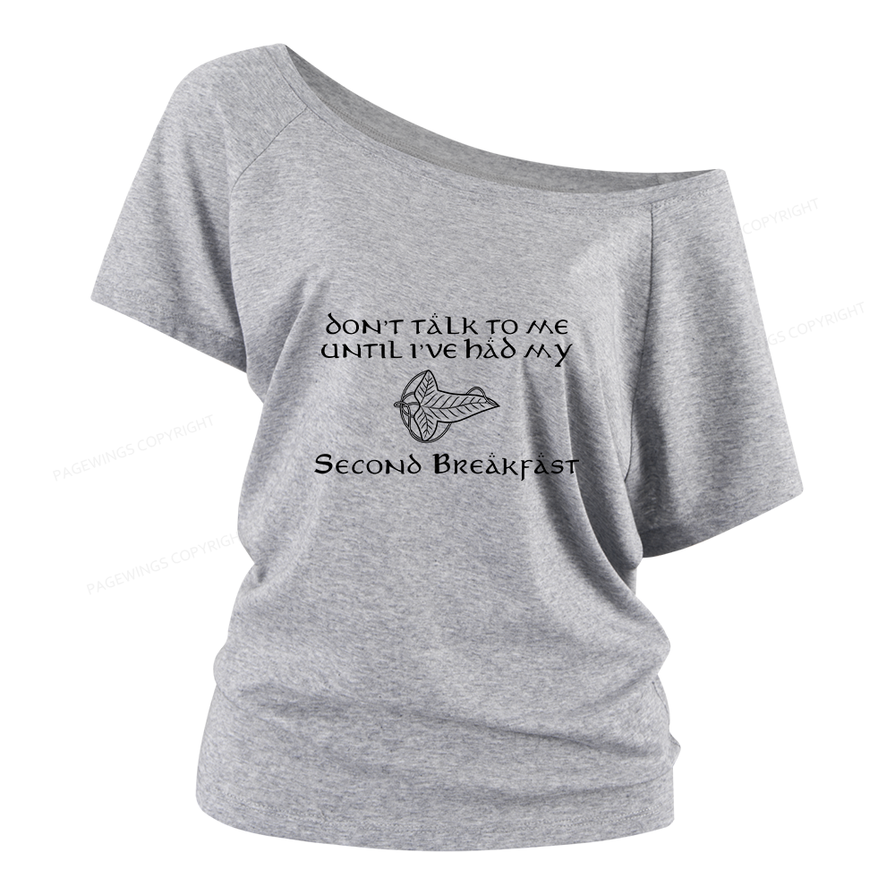 Pagewings Don't Talk To Me Women Off Shoulder T-shirts