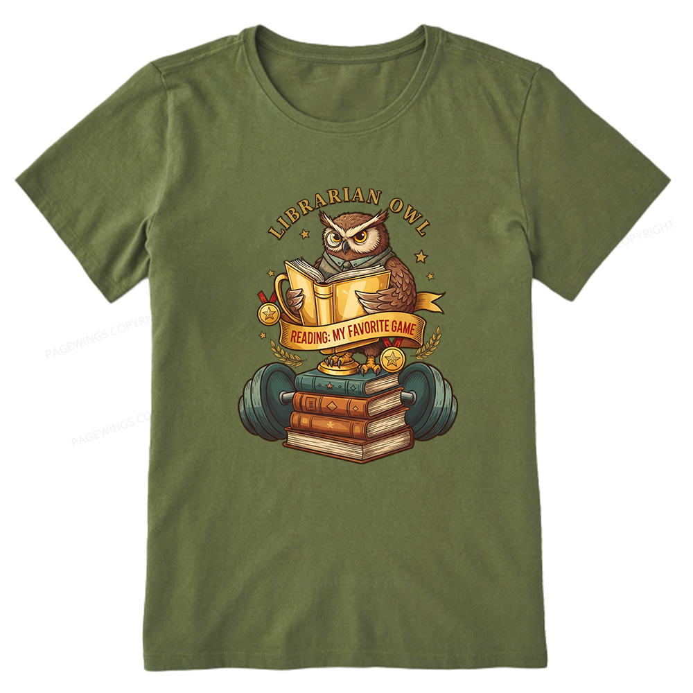 Pagewings Librarian Owl Unisex Classic T-shirt