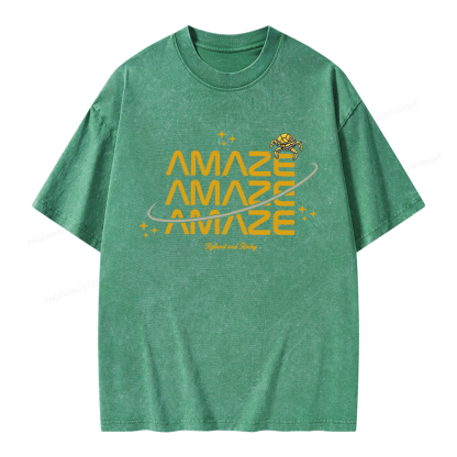 Pagewings Sci-Fi Book Lover Unisex Washed T-shirt