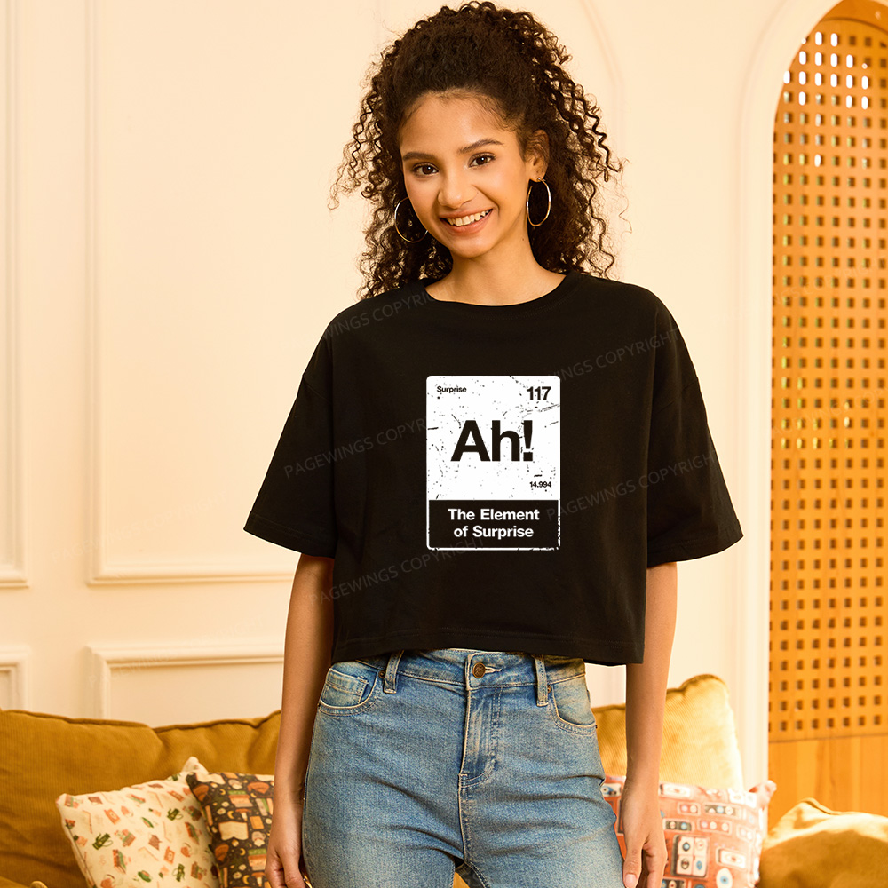 Pagewings The Element Of Surprise Women Crop Tops