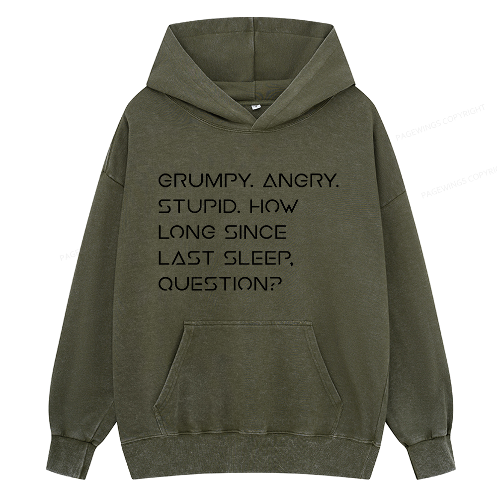 Pagewings Sci-Fi Unisex Washed Hoodie