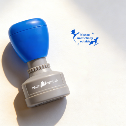 Pagewings It’s Too Nonfictiony Outside Stamp
