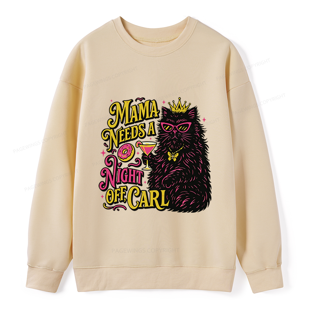 Pagewings Mama Needs A Night Off Unisex Classic Sweatshirt