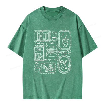 Pagewings Book Lover Unisex Washed T-shirt