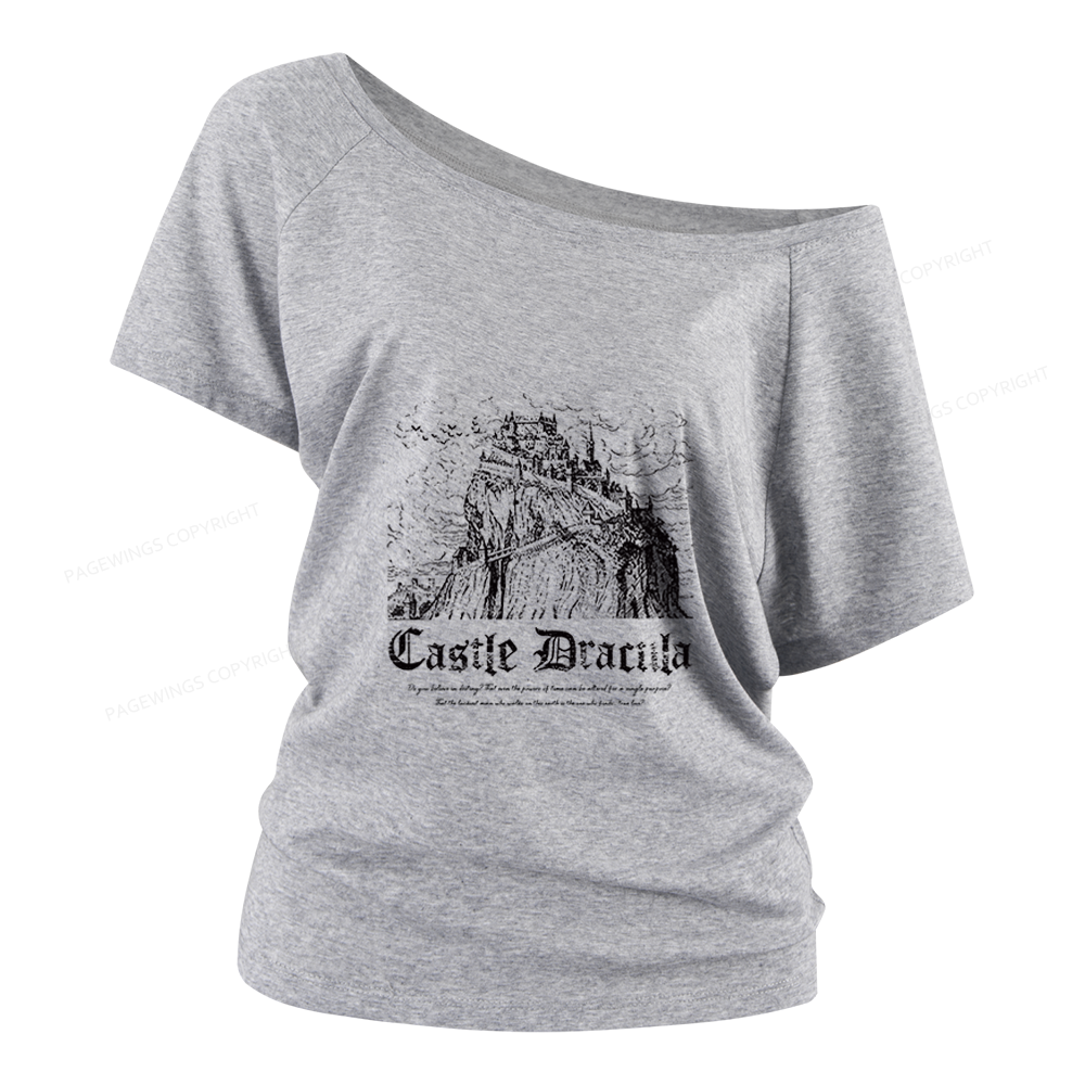 Pagewings Dark Romance Bookish Women Off Shoulder T-shirts