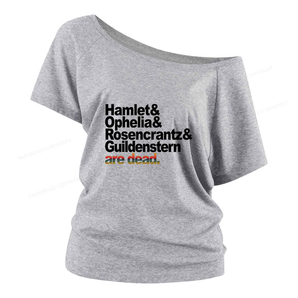 Pagewings Drama lovers Women Off Shoulder T-shirts