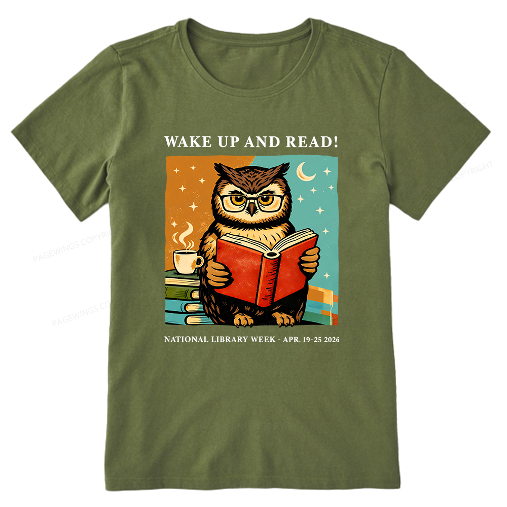 Pagewings Wake Up And Read Unisex Classic T-shirt
