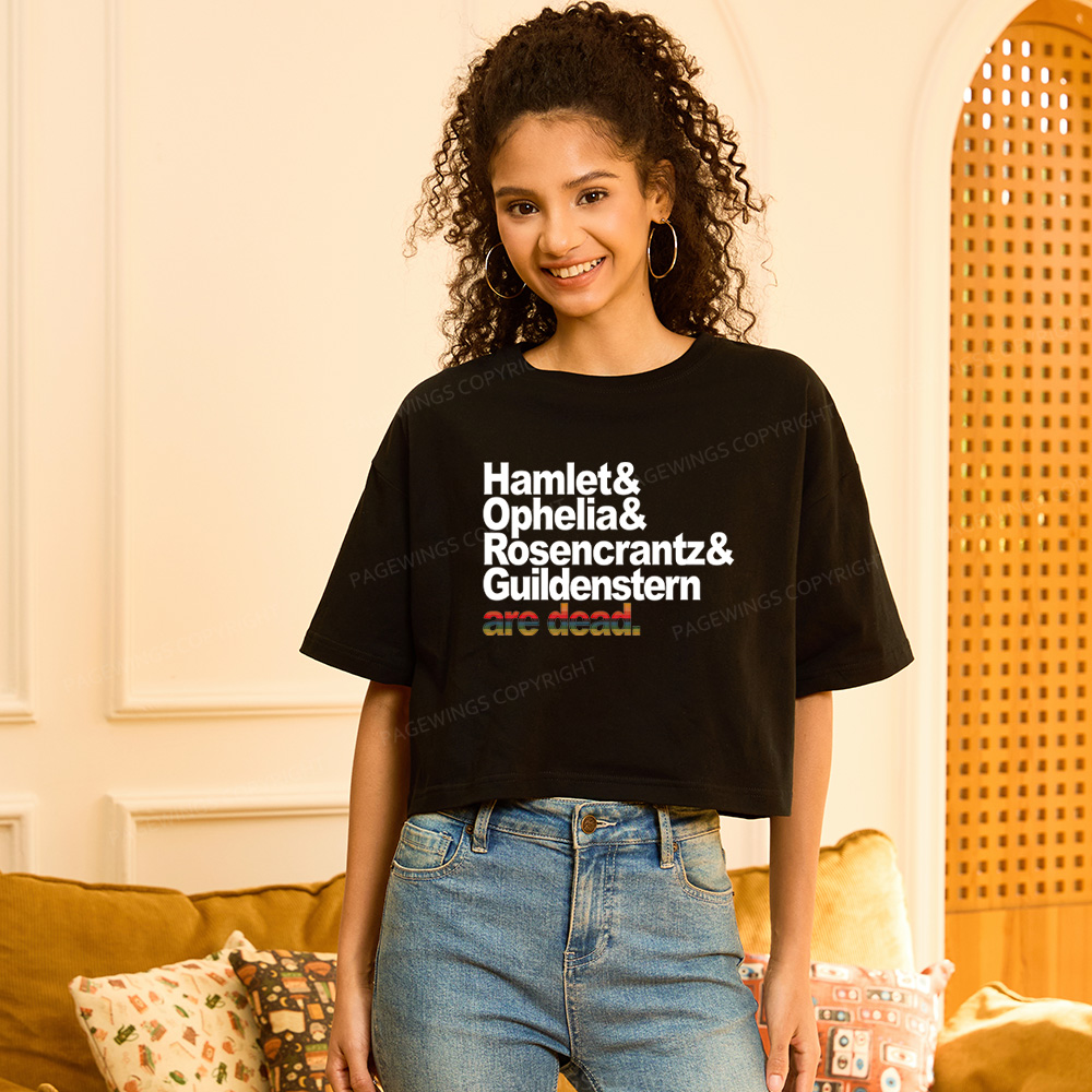 Pagewings Drama Lovers Women Crop Tops