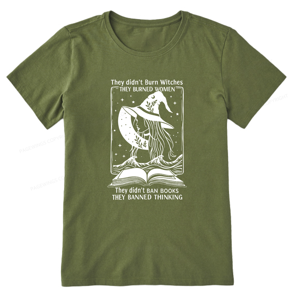 Pagewings They Banned Thinking Unisex Classic T-shirt