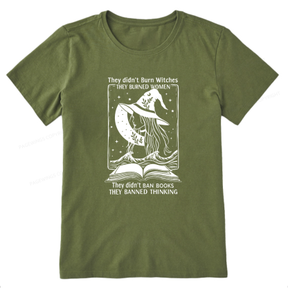 Pagewings They Banned Thinking Unisex Classic T-shirt