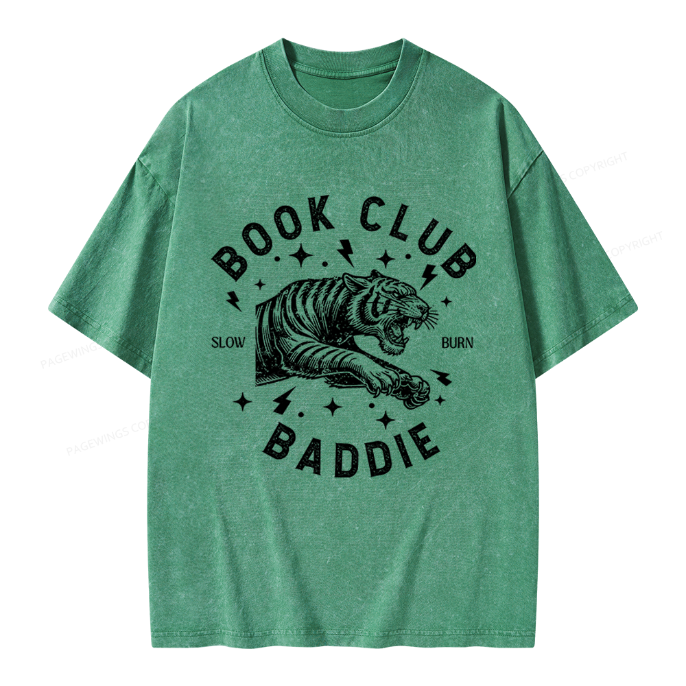 Pagewings Book Club Unisex Washed T-shirt