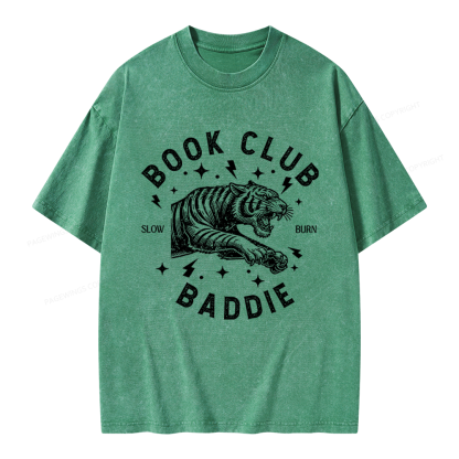 Pagewings Book Club Unisex Washed T-shirt