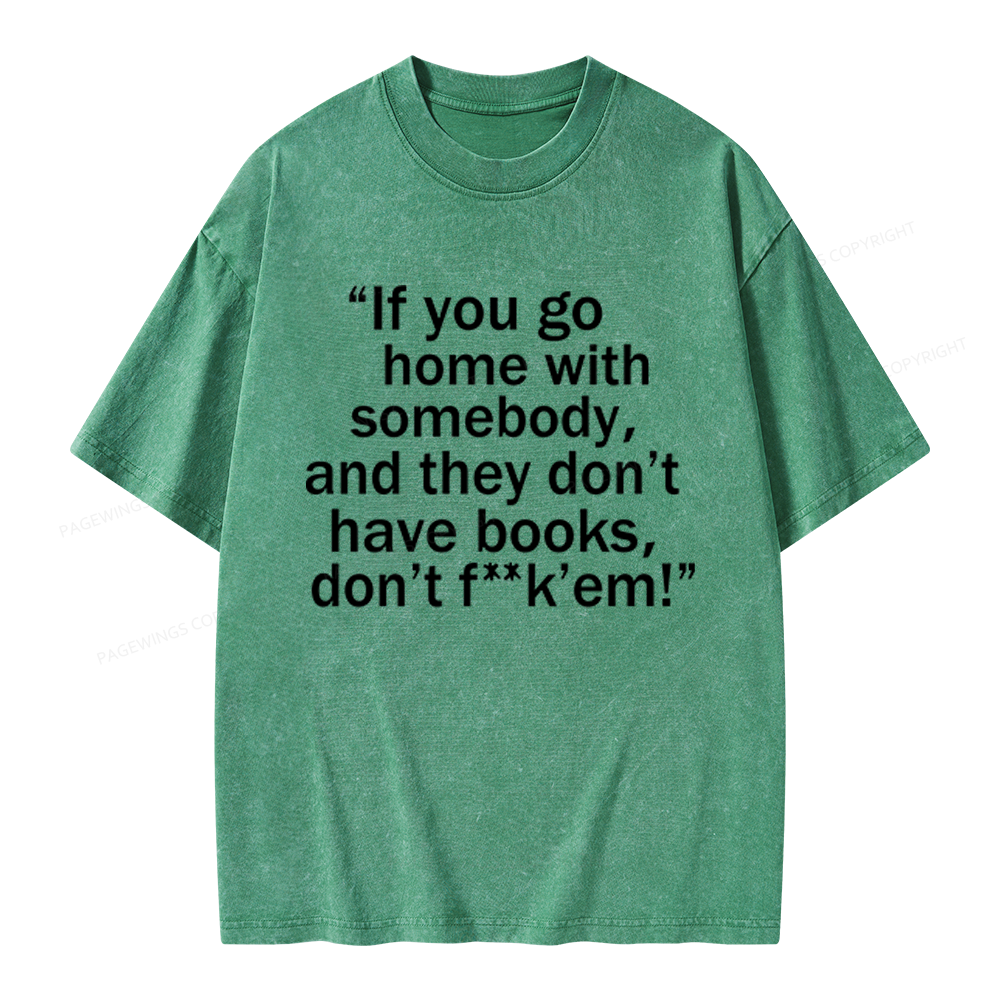 Pagewings Bookworm Quote Unisex Washed T-shirt