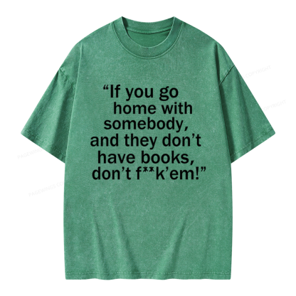 Pagewings Bookworm Quote Unisex Washed T-shirt