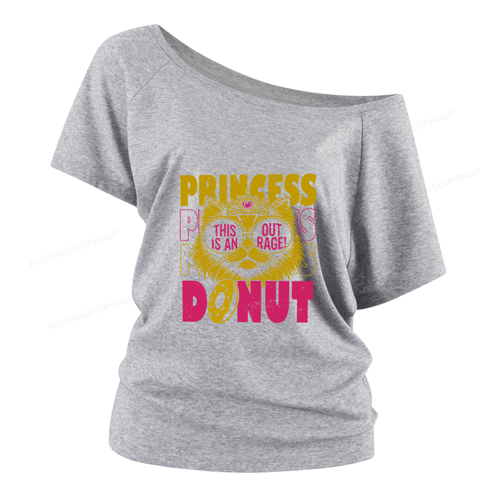 Pagewings This Is An Outrage Women Off Shoulder T-shirts