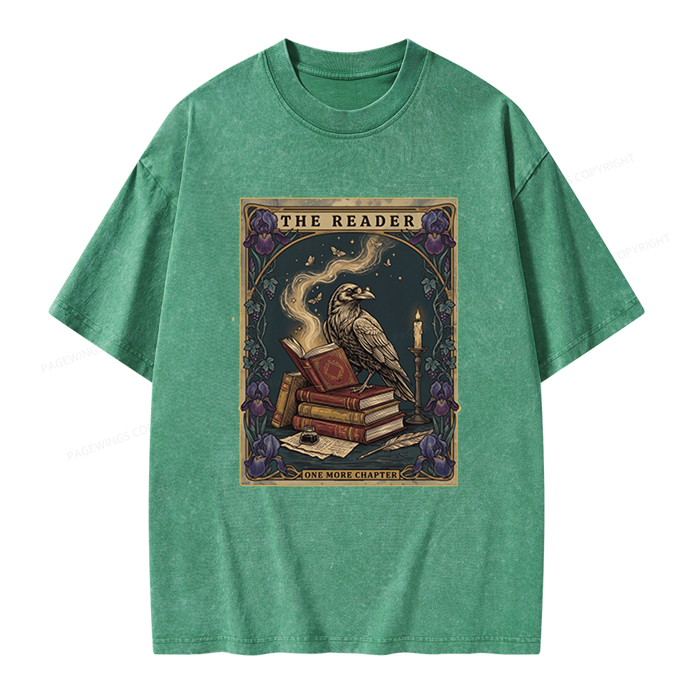 Pagewings One More Chapter Unisex Washed T-shirt