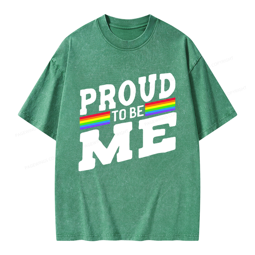 Pagewings Proud to Read Unisex Washed T-shirt