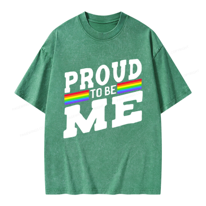 Pagewings Proud to Read Unisex Washed T-shirt