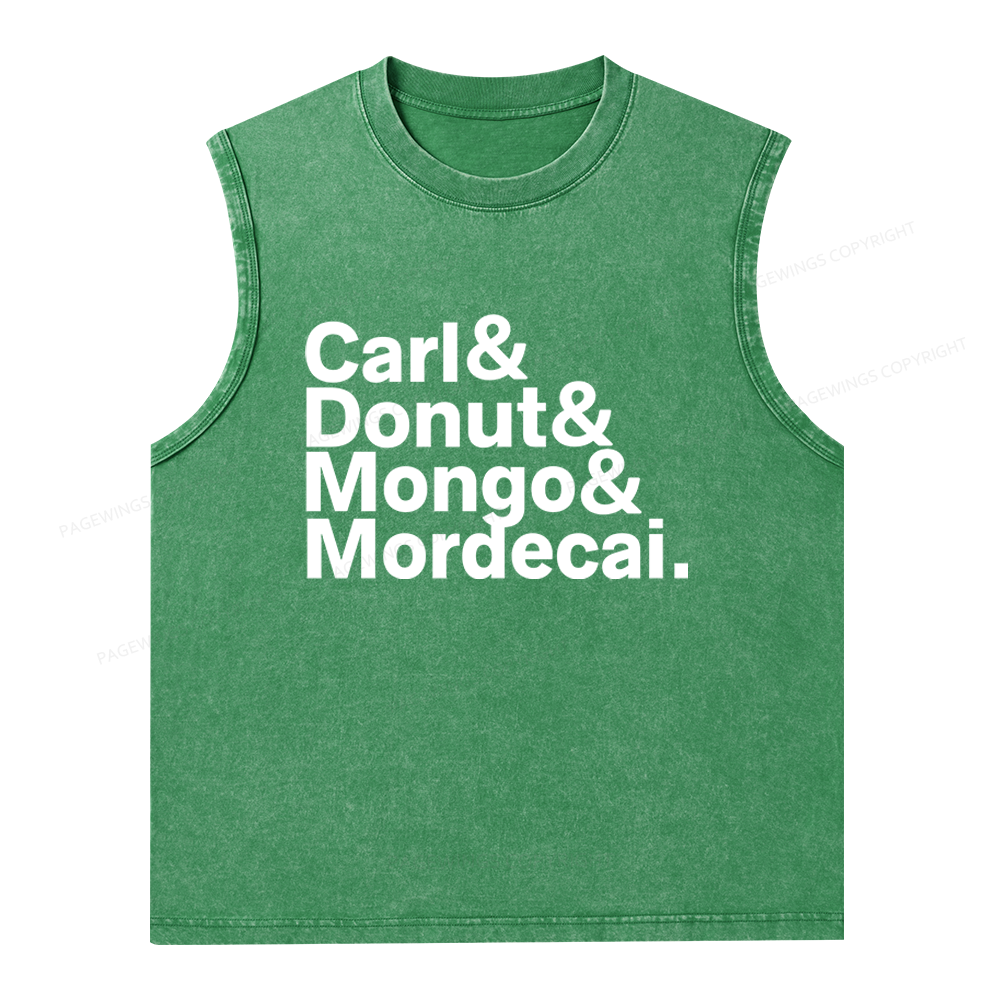 Pagewings Sci-Fi Book Lovers Unisex Washed Tank Top