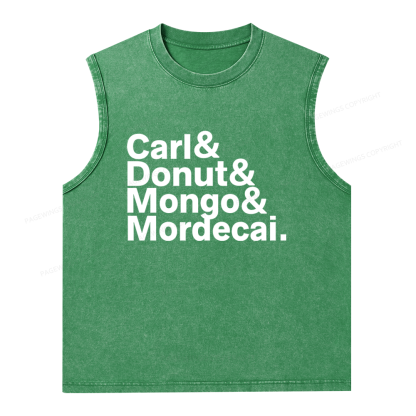 Pagewings Sci-Fi Book Lovers Unisex Washed Tank Top