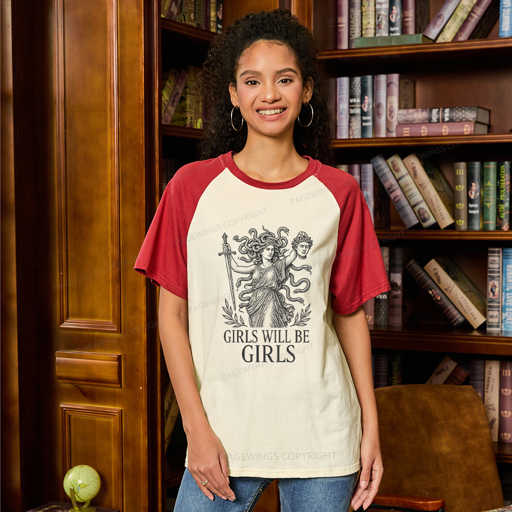 Pagewings Medusa Raglan T-shirt