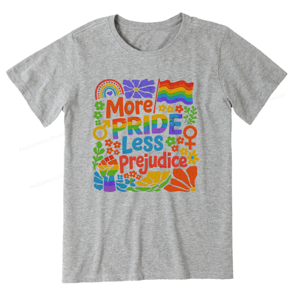 Pagewings More Pride Less Prejudice Unisex Classic T-shirt