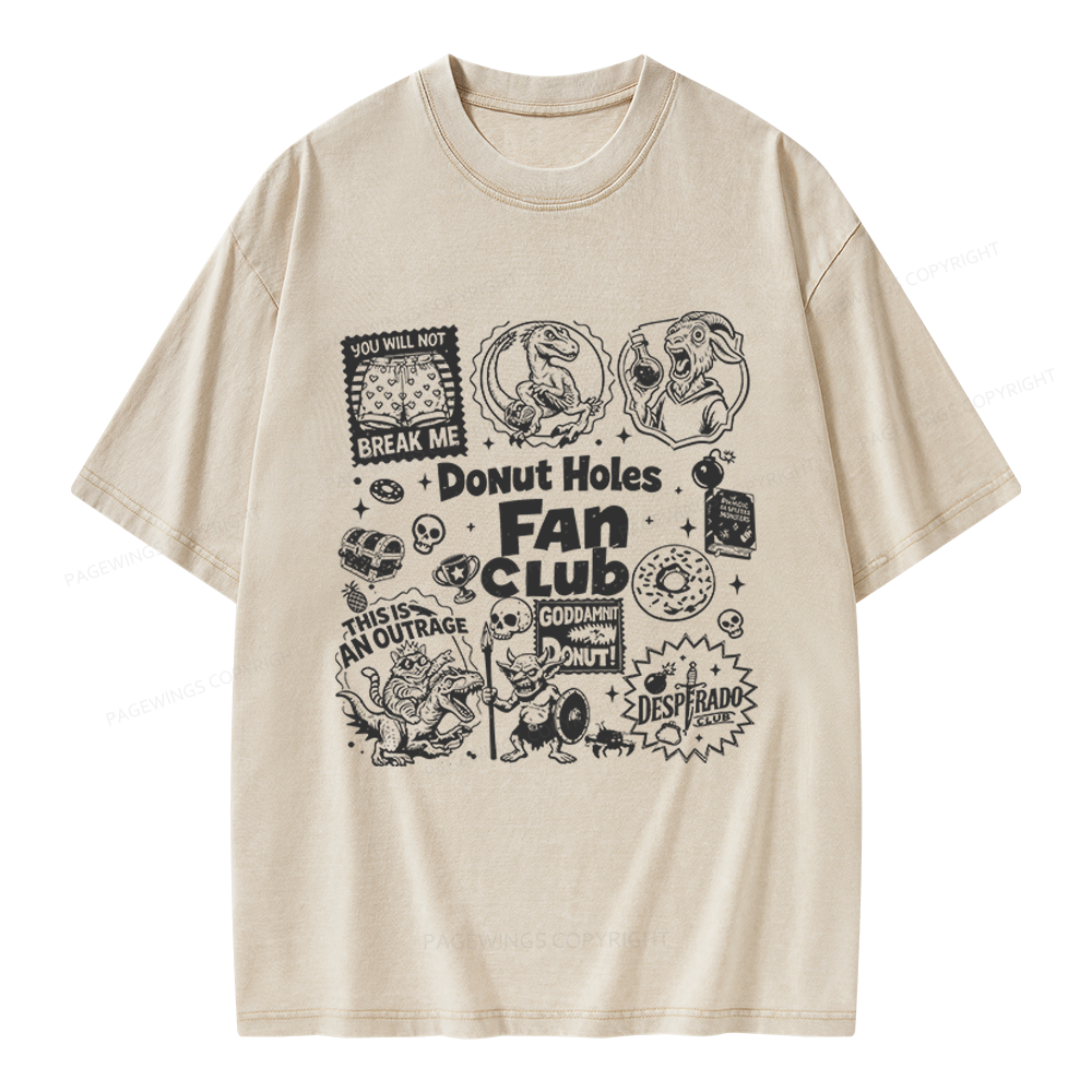 Pagewings Sci-Fi Novel Lover Unisex Washed T-shirt