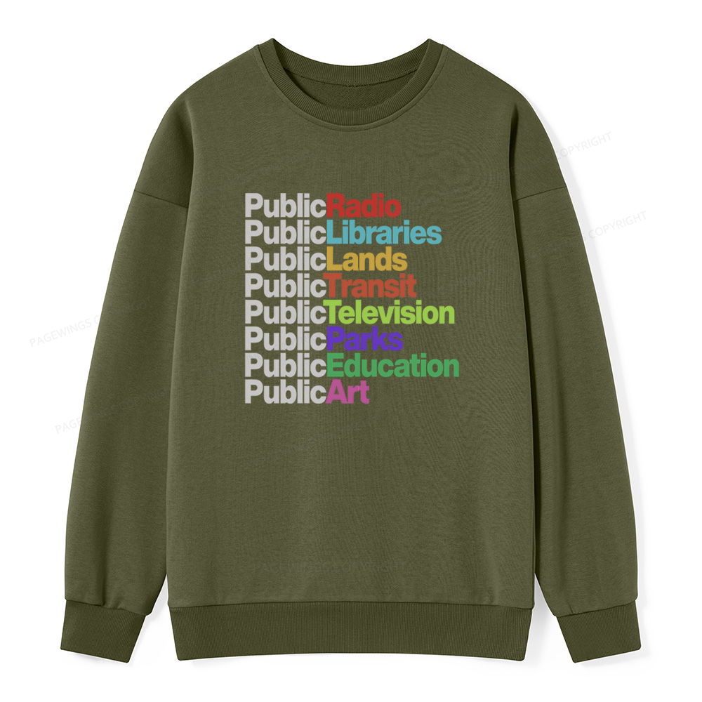 Pagewings Public Libraries Unisex Classic Sweatshirt