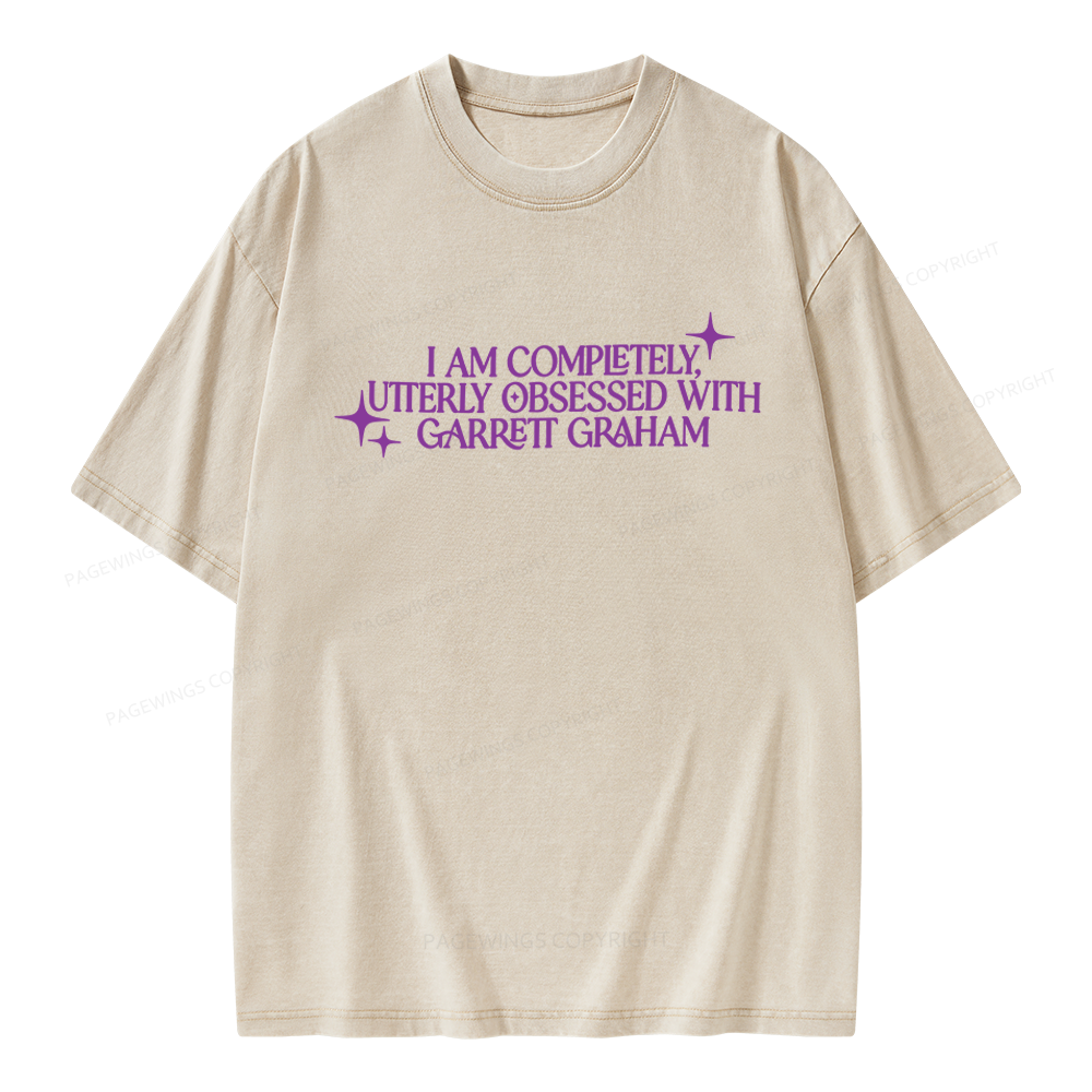 Pagewings Hockey Romace Unisex Washed T-shirt