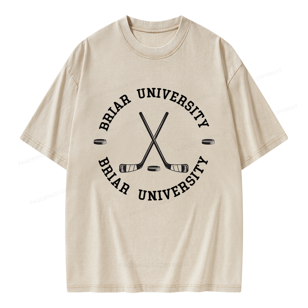 Pagewings Hockey Romance Unisex Washed T-shirt
