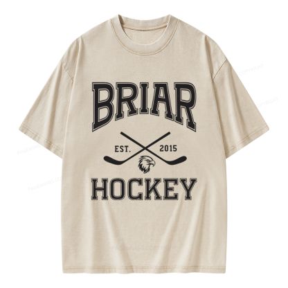 Pagewings Hockey Romance Unisex Washed T-shirt