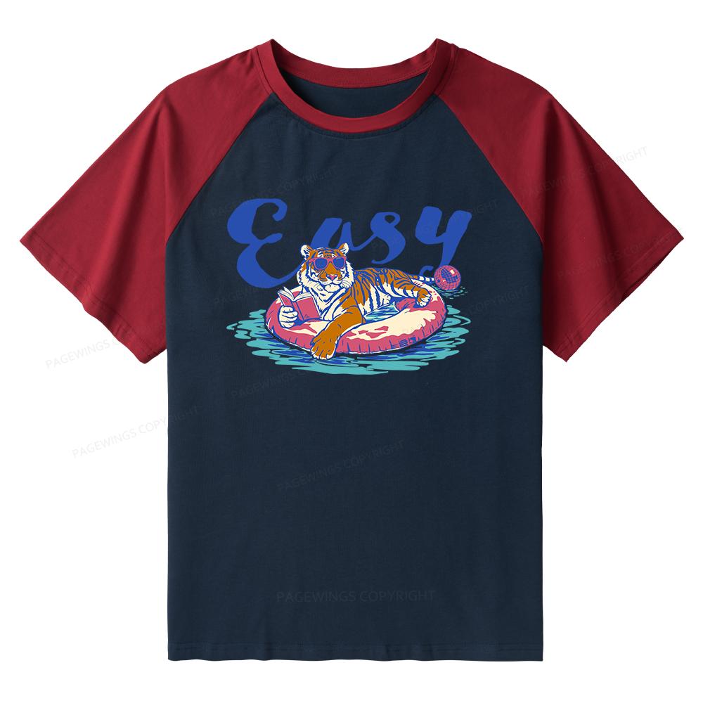 Pagewings Summer Reading Raglan T-shirt