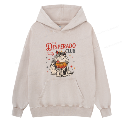 Pagewings Desperado Club Unisex Washed Hoodie