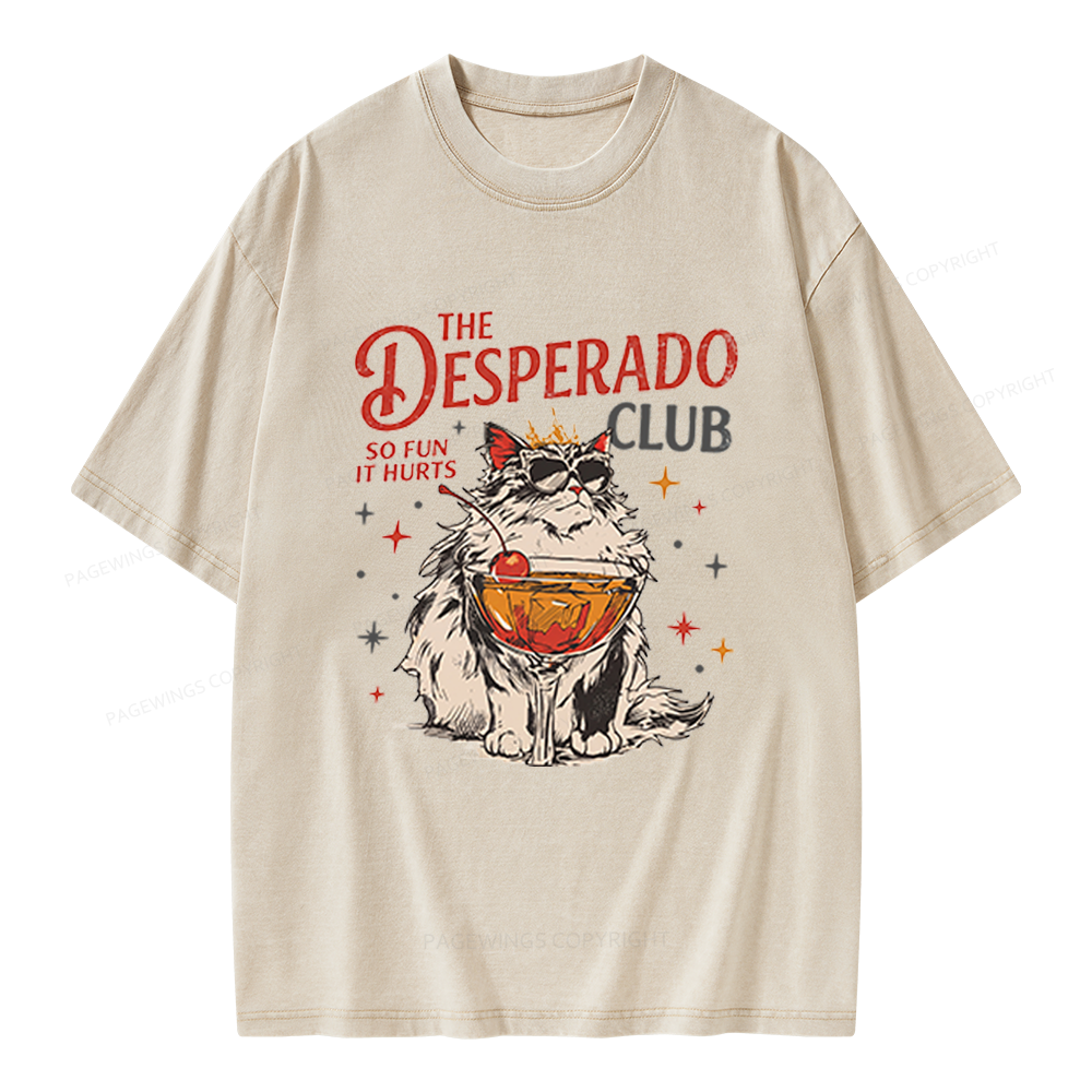 Pagewings Desperado Club Unisex Washed T-shirt